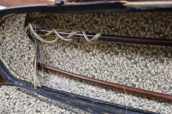 A holocaust survivor cased violin